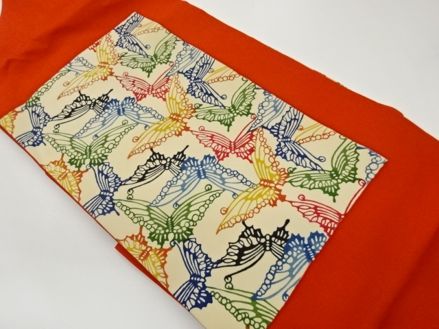JAPANESE NAGOYA OBI / SHIOZE / KATAZOME / SHIKISHI PATTERN